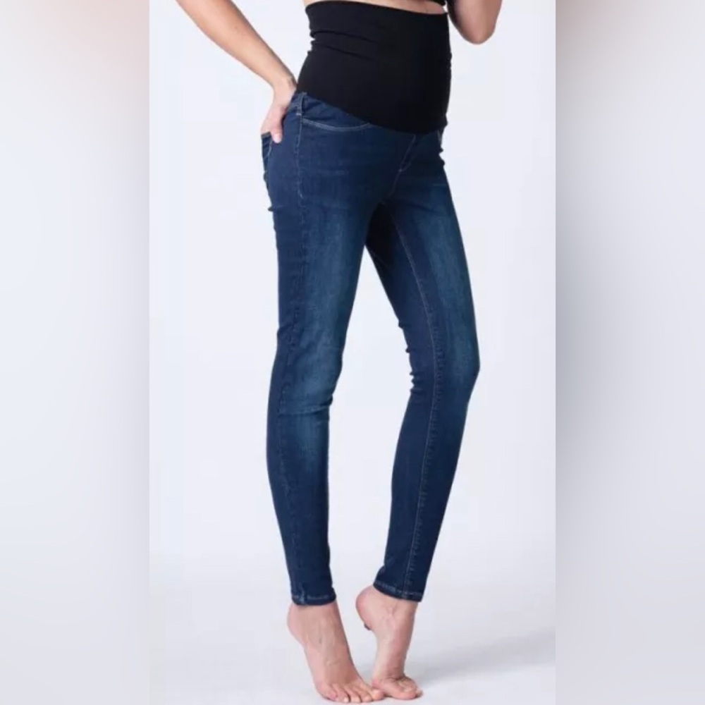 Seraphine Post Maternity Jean NWT Sz 6 Dark Wash